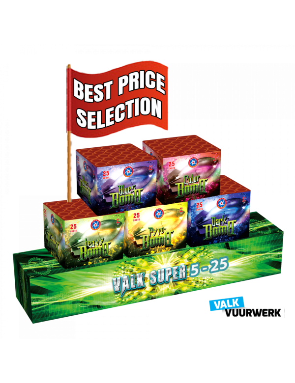 Bomb Super 5-25 xl ( pakket )