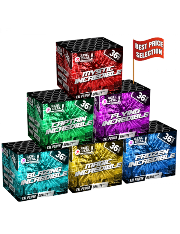 Incredible Super 6 6 x 36 schots