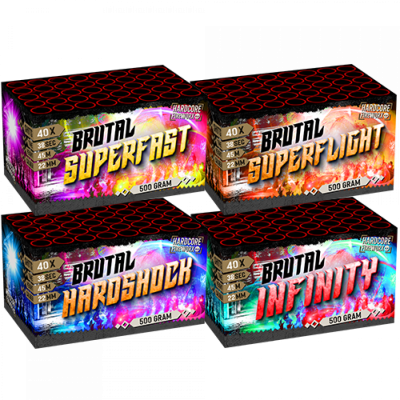 brutal assortment-hardshock-superfast-infinity-superflight